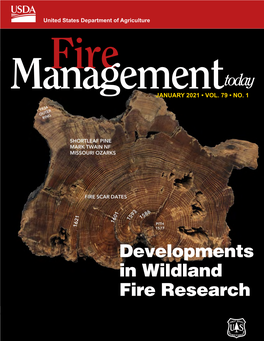 Fire Management Today, January 2021, Vol. 79, No. 1