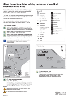 Glass House Mountains Walking Tracks and Shared Trail Information and Maps