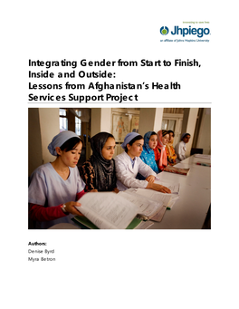 Lessons from Afghanistan's Health Services Support Project