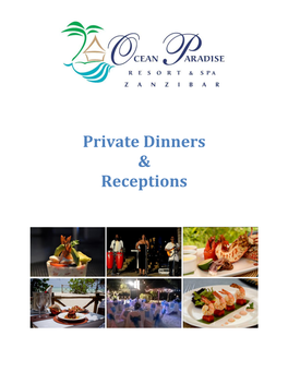 Private Dinners & Receptions