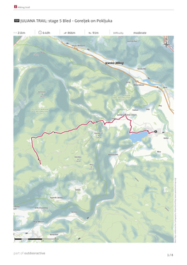 JULIANA TRAIL: Stage 5 Bled - Goreljek on Pokljuka