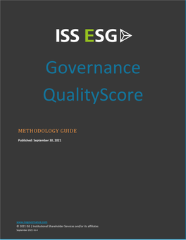 Governance Qualityscore