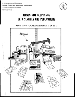 Terrestrial Geophysics Data Services and Publications