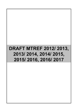 Draft MTREF 20122013.Pdf