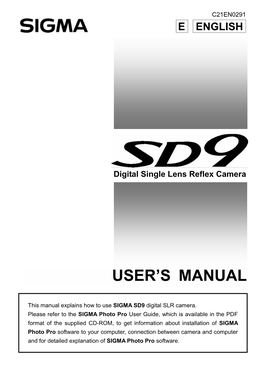 User's Manual