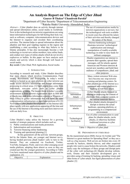 International Journal for Scientific Research & Development