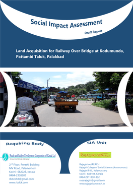 Land Acquisition for Railway Over Bridge at Kodumunda, Pattambi Taluk, Palakkad