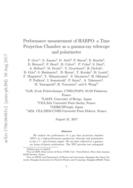 A Time Projection Chamber As a Gamma-Ray Telescope and Polarimeter