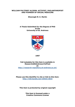 Sheonagh M. K. Martin Phd Thesis