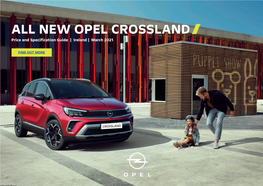 NEW OPEL CROSSLAND Price and Speci Ication Guide | Ireland | March 2021