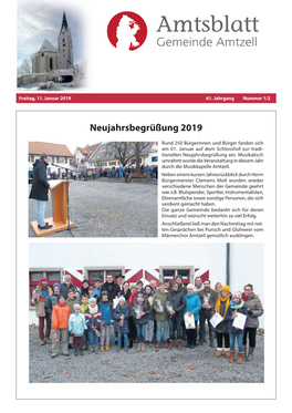 Neujahrsbegrüßung 2019