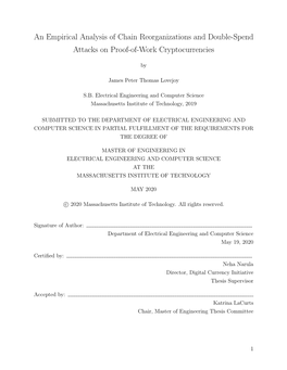 An Empirical Analysis of Chain Reorganizations and Double-Spend Attacks on Proof-Of-Work Cryptocurrencies