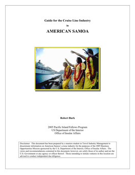American Samoa Renewal |
