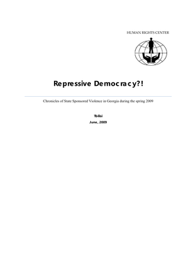 Repressive Democracy?!