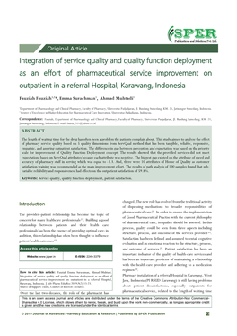 Integration of Service Quality and Quality Function Deployment As An