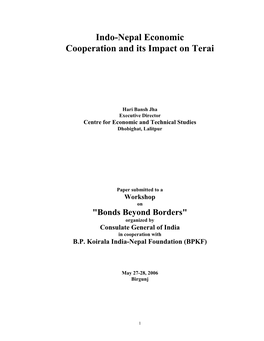 Contributions of Terai In