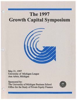 the 1997 Growth Capital Symposium