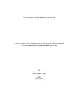 Honors Thesis