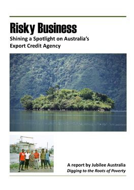 Risky Business Shining a Spotlight on Australia’S Export Credit Agency