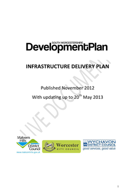 Infrastructure Delivery Plan