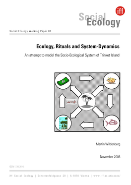 Social Ecology Working Paper 80