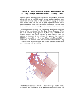 Environmental Impact Assessment for Sai Kung Sewage Treatment Works (SKSTW) Outfall