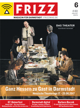 Ganz Hessen Zu Gast in Darmstadt Hessische Theatertage 17