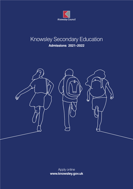 Knowsley Secondary Education Admissions 2021–2022