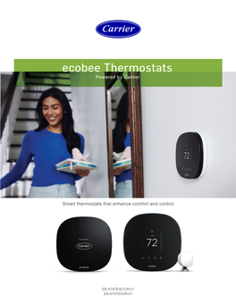 Ecobee Thermostats Powered by Carrier