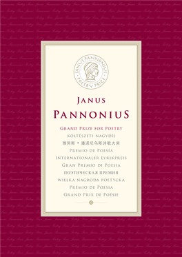 Pannonius the Hungarian PEN Club Launches a Major Poetry Prize