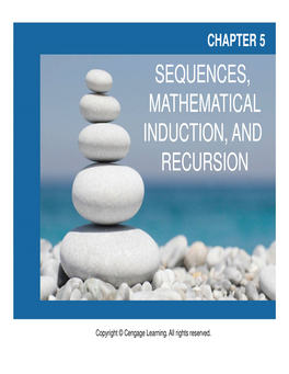 Sequences, Mathematical Induction, and Recursion