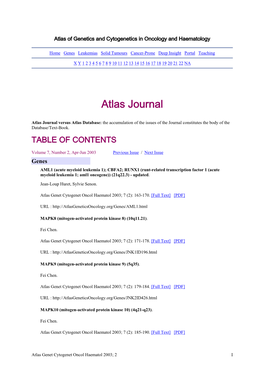 Atlas Journal