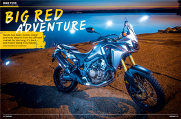 Bike Test: 2016 HONDA AFRICA TWIN