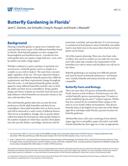Butterfly Gardening in Florida1 Jaret C