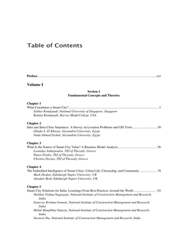 Table of Contents