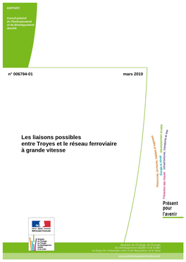 Les Liaisons Possibles Entre Troyes Et Le Réseau Ferroviaire