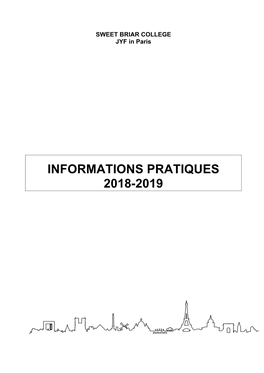 Informations Pratiques 2018-2019