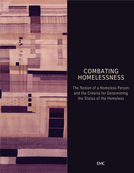 Combating Homelessness