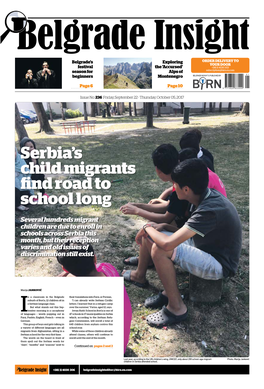 Serbia's Child Migrants Find Road to School Long