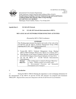 International Civil Aviation Organization 12/06/13 North American, Central American and Caribbean Office (NACC) Fourth Eastern C