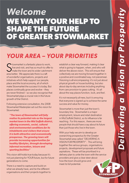 Stowmarket Is a Fantastic Place to Work, Live