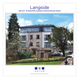 Langside Apt 3/1, 12 Rawcliffe Gardens Mansionhouse Road