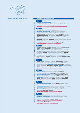 Touren-Übersicht Zum Ausdrucken (Pdf)