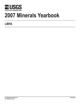 The Mineral Industry of Libya in 2007