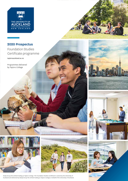2020 Prospectus Foundation Studies Certificate Programme