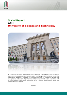 Social Report AGH University of Science and Technology