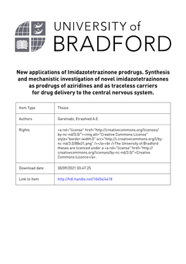 University of Bradford Ethesis