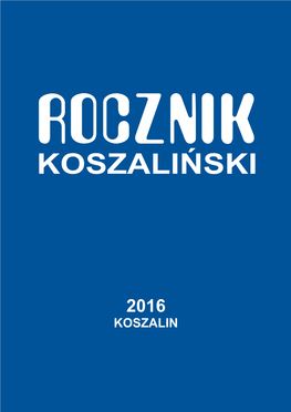 Rocznik Koszaliński Nr 44 (2016)