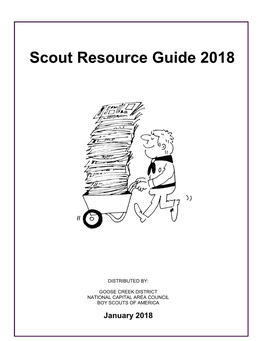 Scout Resource Guide 2018