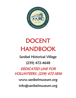 Docent Handbook